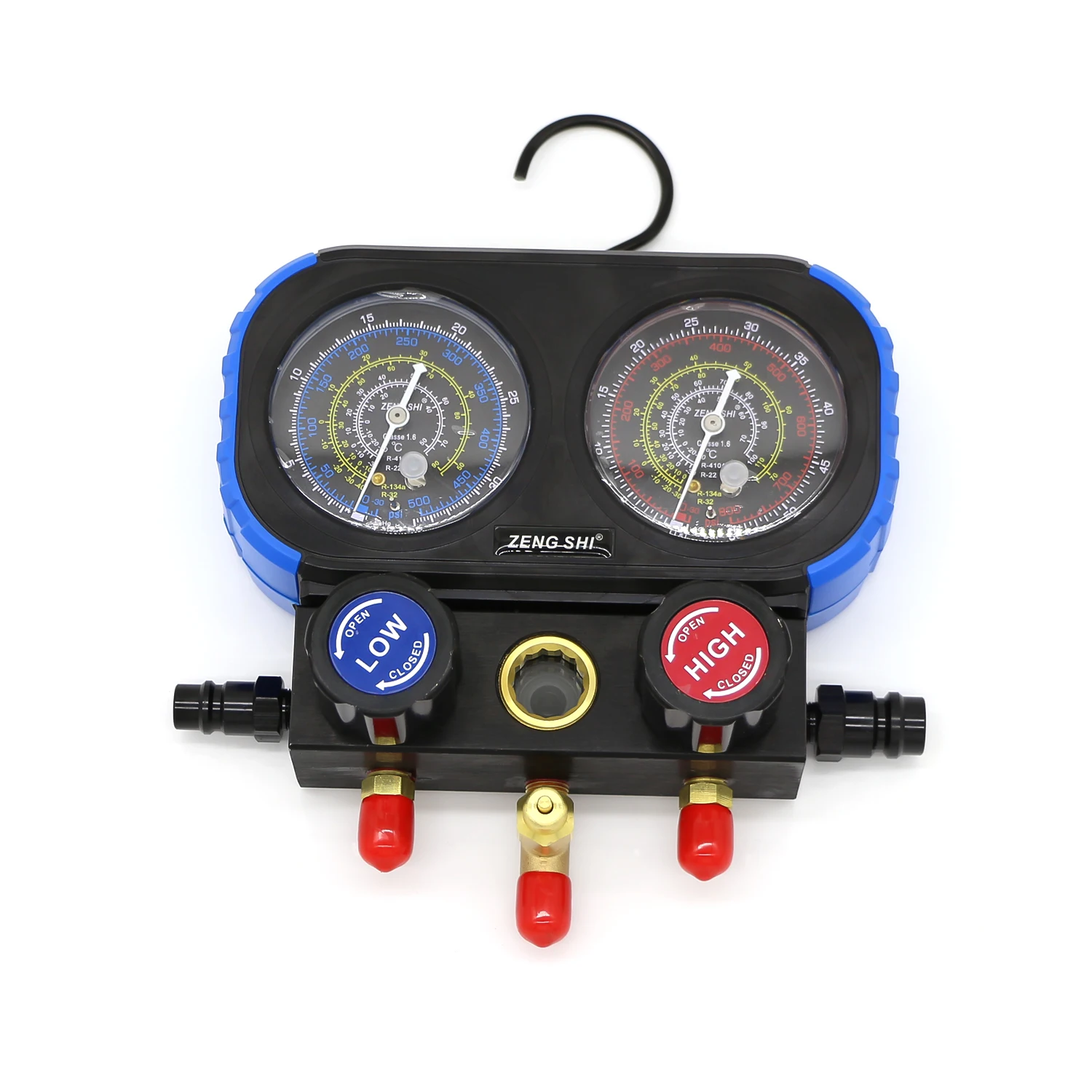 

Car Air Conditioning Pressure Manifold Gauge Hose Kit R22 R-410A R-134a High-quality metal Refrigerant Pressure Gauge Set