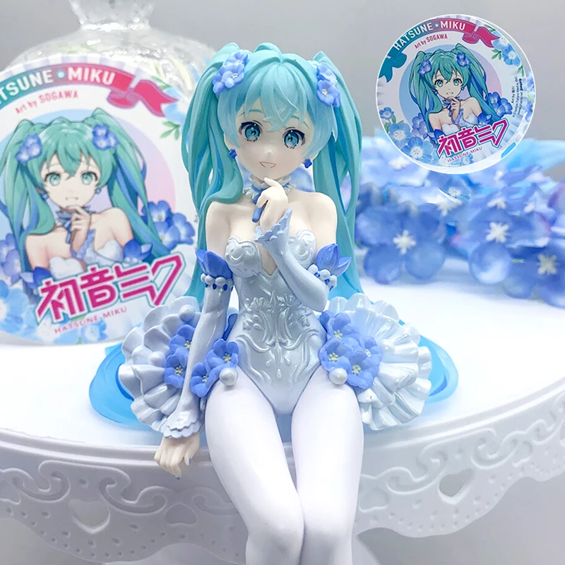 オリジナル初音ミク妖精の花の精霊フィギュアアニメかわいい女の子ヌードルストッパーアクション置物-pvc-モデル人形おもちゃ在庫