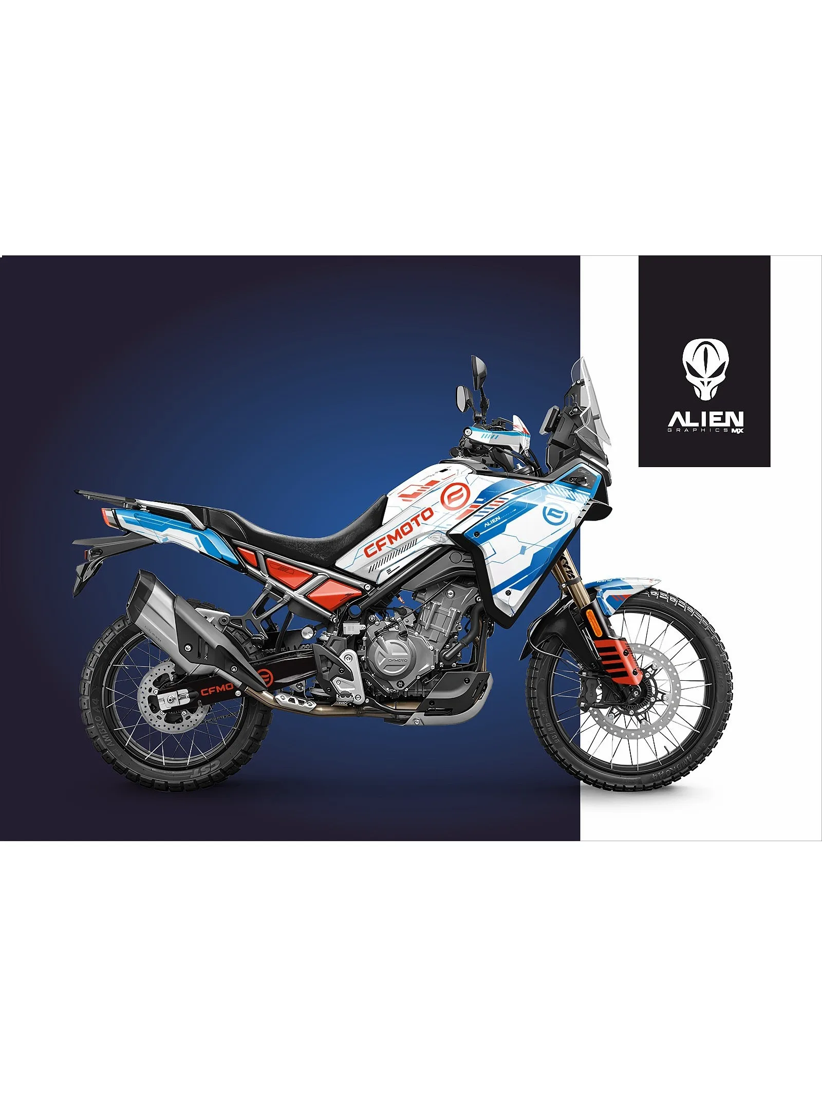AliExpress NONE For CFMOTO 450MT 2024-2026 Motorcycle Body Fairing Sticker Decal Protective Sstreet bike graphic kit450MT-35