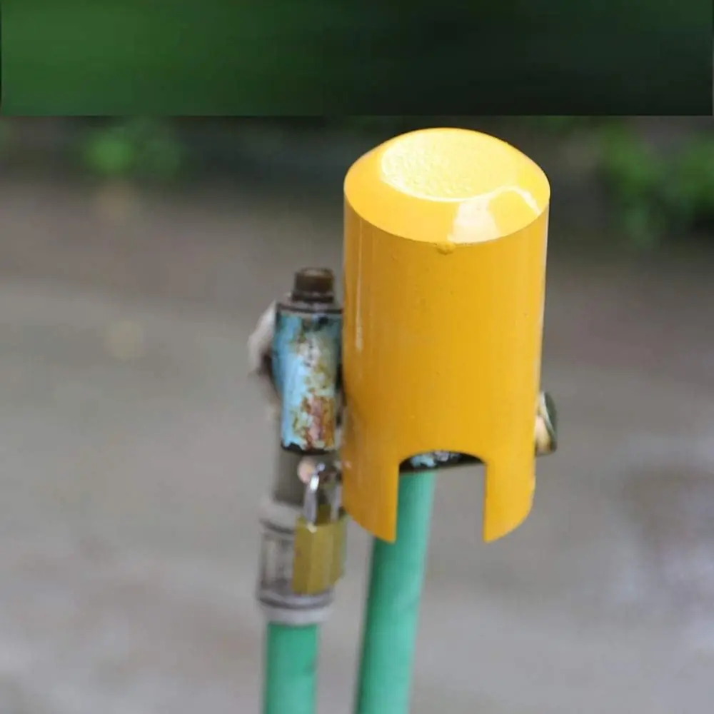 Outdoor Yard Faucet Water Switch Lock Portable Garden Lockable Tap Water Valve Padlock Protect Anti-theft Tap Lock Key