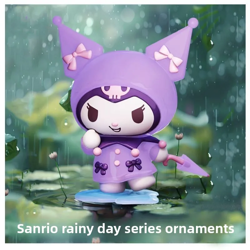 Hello Kitty Doll Ornament Cartoon Character Kuromi My Melody Kawaii Cute Creative Exquisite Desktop Doll Figure Children's Gift