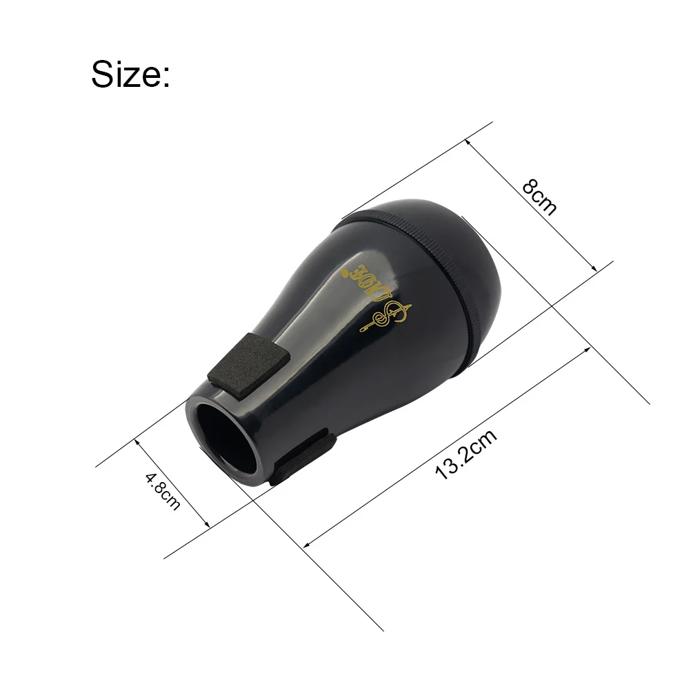 Trombón Mute Instrumento musical Accesorio Instrumentos Accesorios Tenor Silenciador Plástico Abs Recto