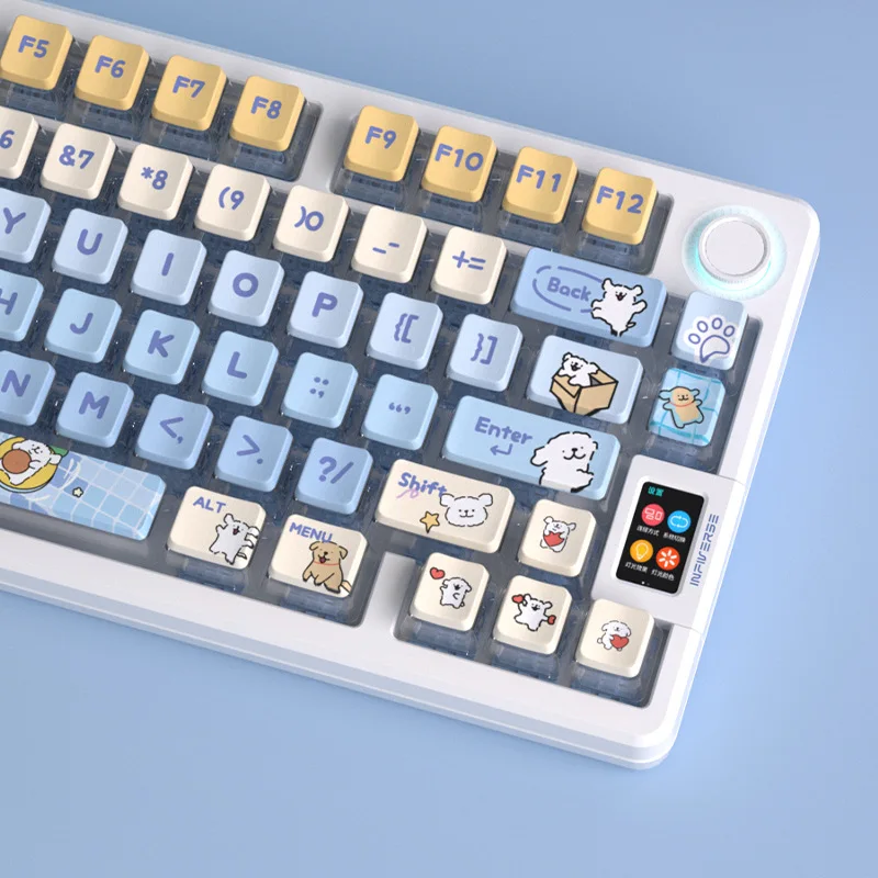 2025, neue Eva-Umbau von Evan, Anime-Figur, vierseitig, transparent, PBT, thermische Sublimation, transparenter Kristall, Schlüsselkappe, Geschenke – Detail 21