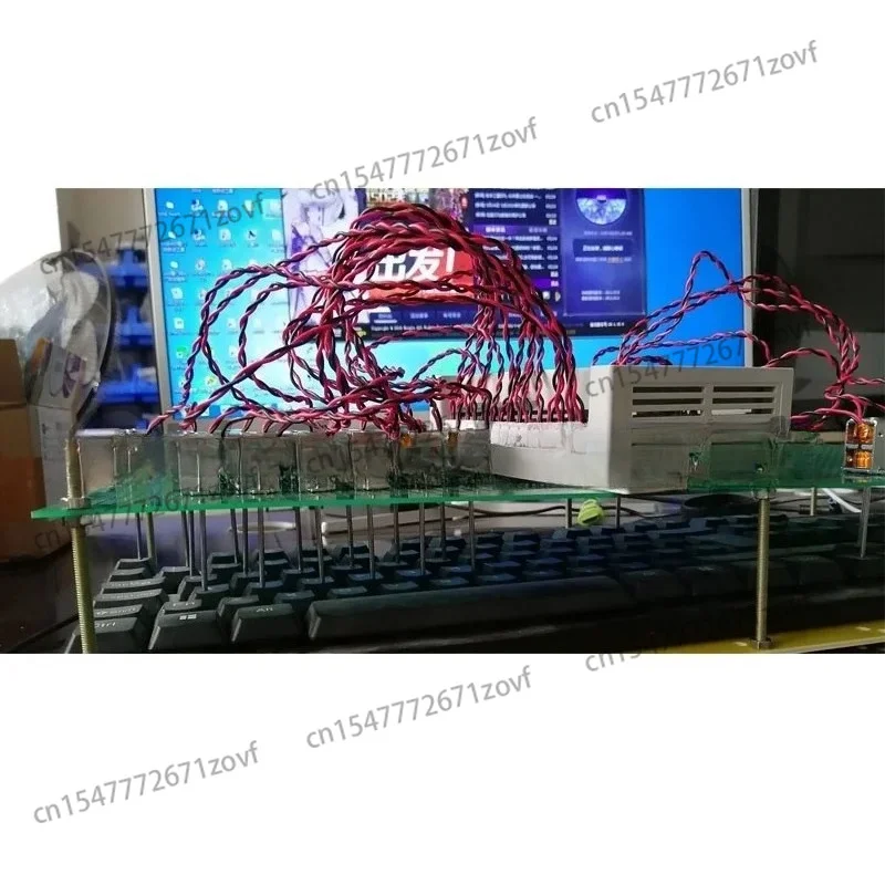 24-Way Clicker Automatic Keyboard Robotic Arm Office Brick Suspension Aging Test