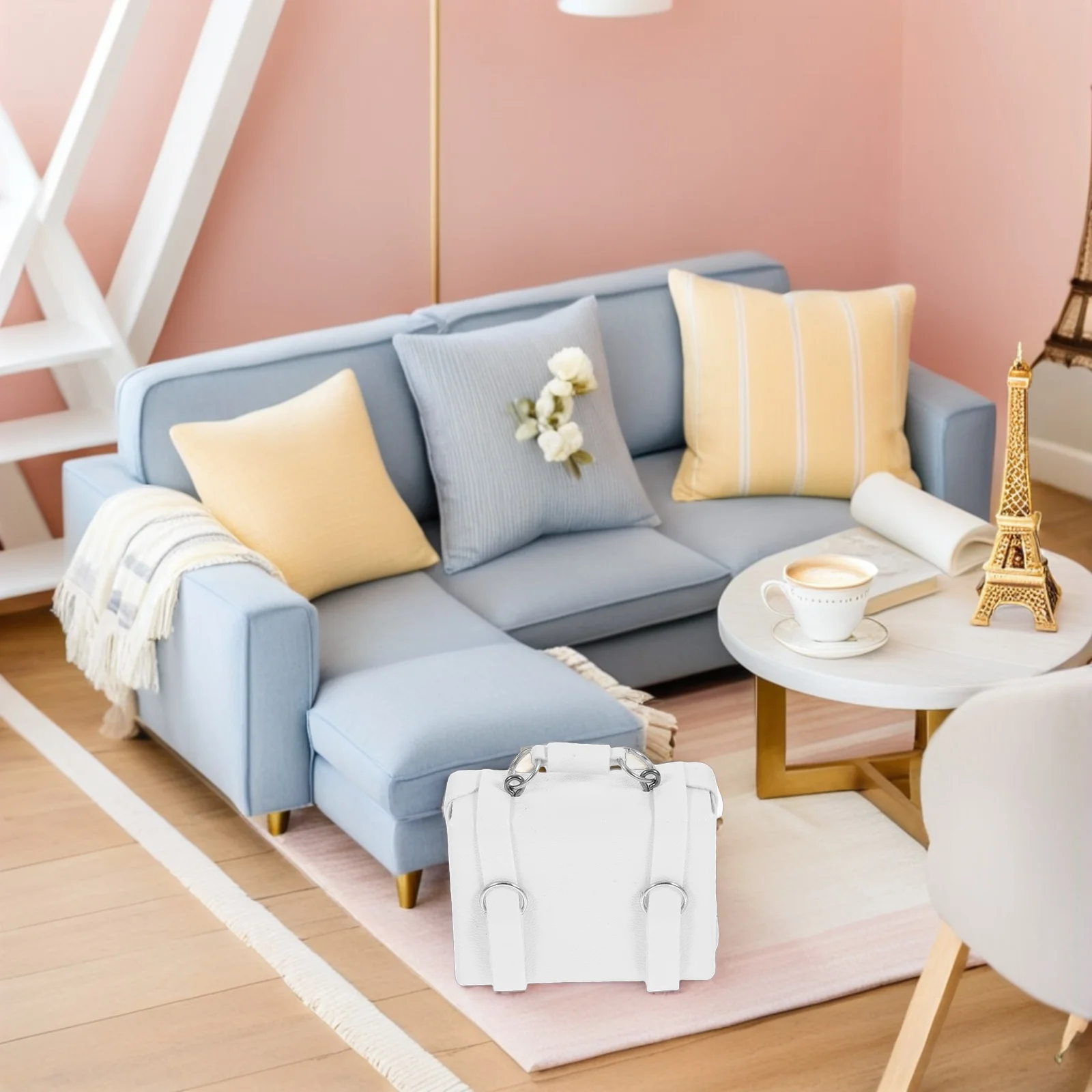 

Toys Mini House Accessories Accessory Dollhouse Suitcase Baby White Kids Briefcase