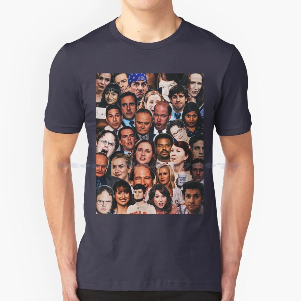 The Office Collage T Shirt 100% Cotton Tee The Office Micheal Collage