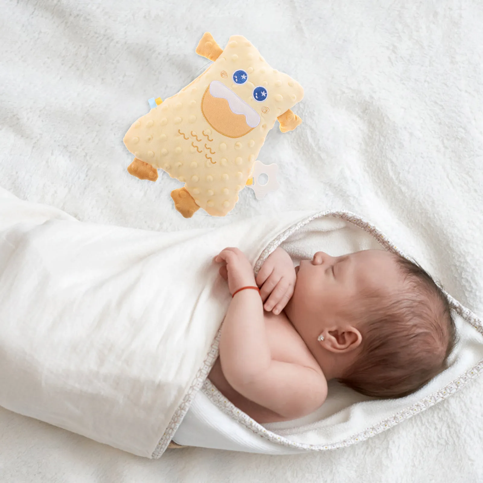 Baby Soothing Security Blanket Newborn Comforter Soft Snuggle Sleep Soother Infant Sleeping Supplies Baby Soothing Toys