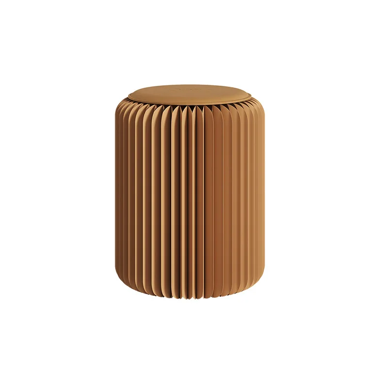 Folding paper stool, organ stool, makeup, dressing, portable stackable shoe change stool, living room home multi-functional