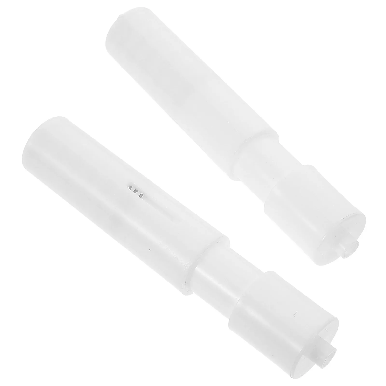 2Pcs Toilet Paper Holder Replacement Rollers Extendable Reusable Spring Loaded Rods for Home Hotel Bathroom Tissue Box
