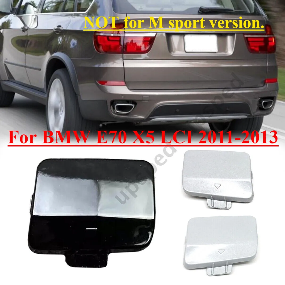

Rear Bumper Tow Hook Cover Eye Cap For BMW E70 X5 LCI 2011-2013 51127271815 New