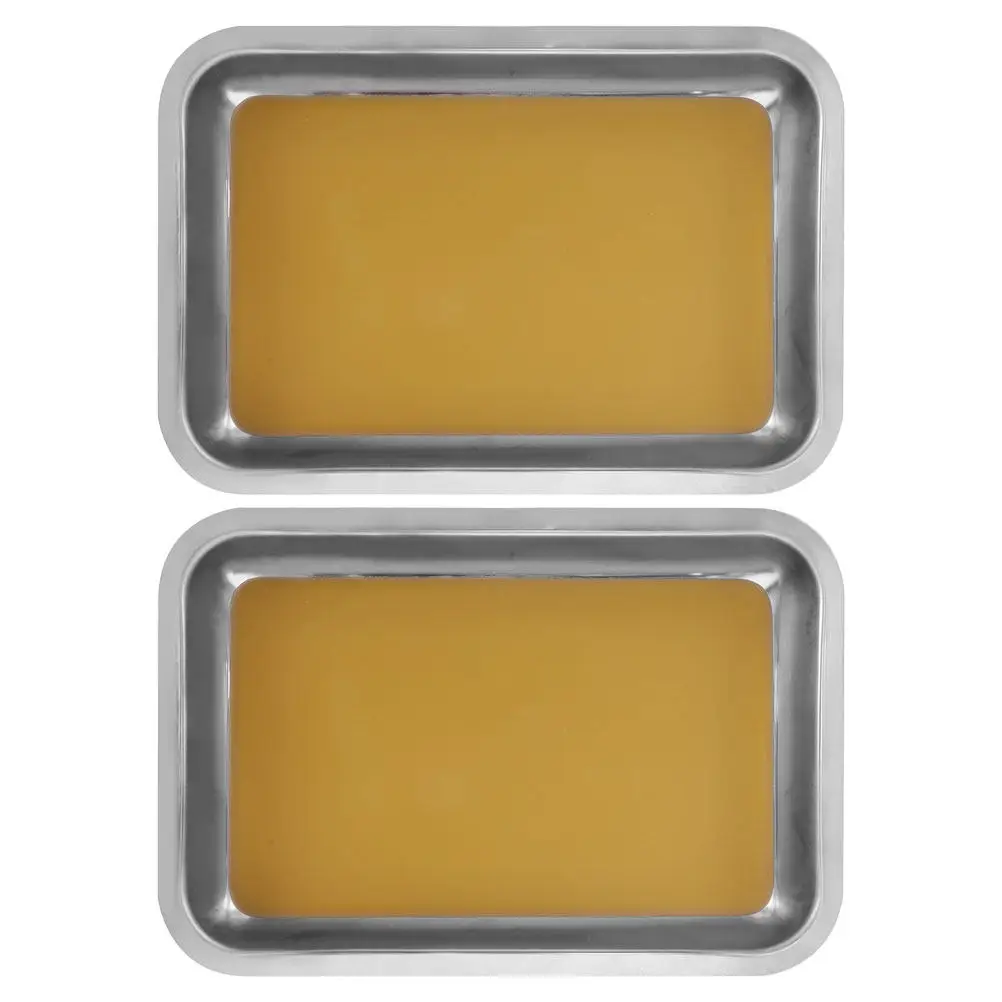 

Набор из 2 лотков для диссекций из нержавеющей стали с восковым основанием, формат А4, прозрачные, с гладкими краями, для анатомических схем и биологии