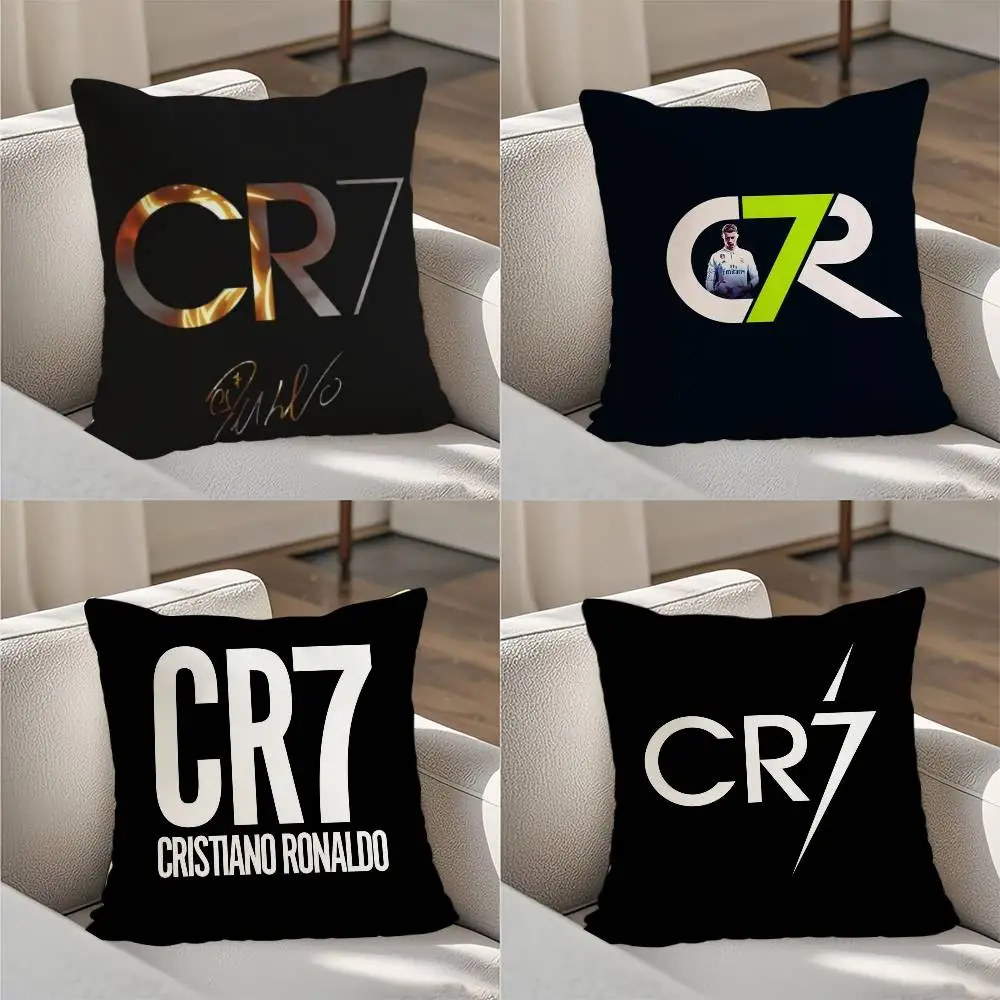 

C-CR7 R-RONALDO Pillow Case Luxury Double-sided For Car Pillows 45x45 Cushions Cover Home And Decoration Sofa Pillowcase 50x50