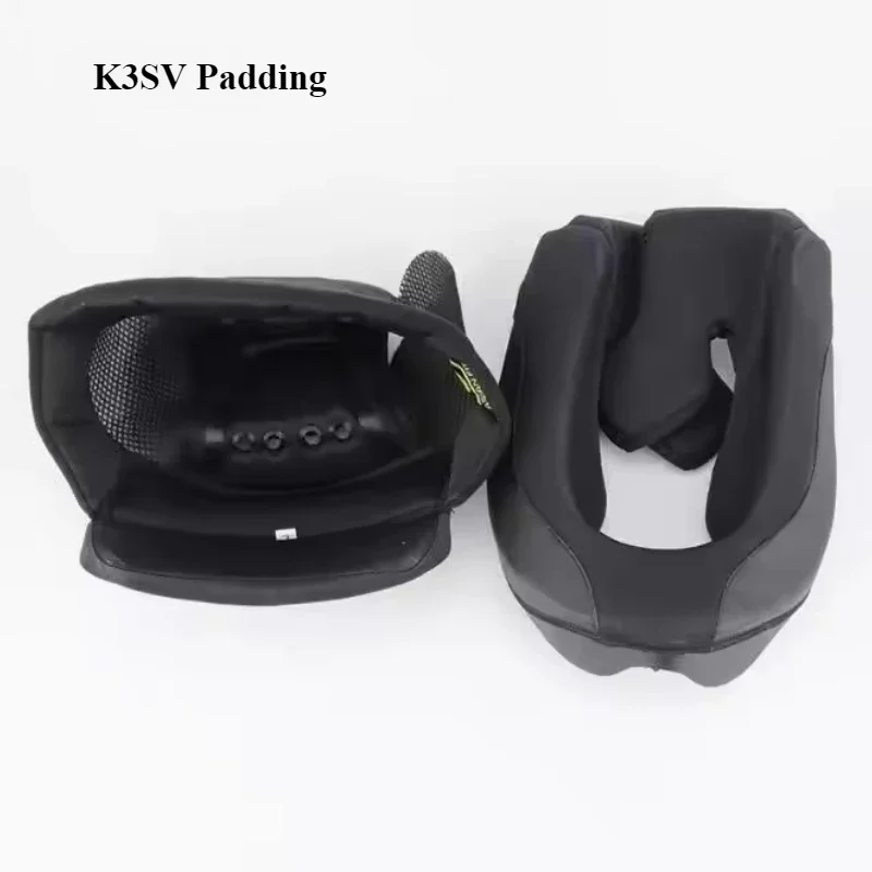 

Motorcycle Helmet Lining Removable Inner Pad Breathable for AGV K1 K3 K3SV K5 K5S K4 Capacetes Lining Pad Helmet Padding Kits