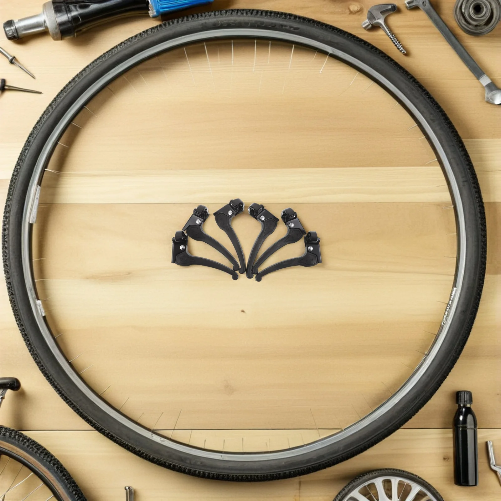 5 أزواج من عتلات فرامل الدراجة للأطفال، مقابض بديلة لفرامل المقود العالمية، أجزاء فرامل الدراجة القابلة للطي