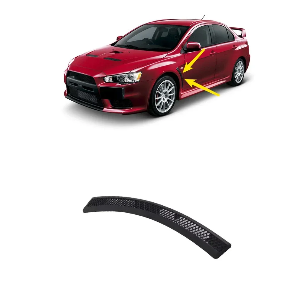 

2 Pieces Wide Body Fender AC Outlet for Lancer EVO 10 Side Decoration Cover for Lancer Perforated Trim Strip Choose L or R