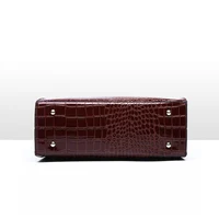 Luxury Crocodile Pattern Handbag ，Women Large Capacity Shoulder Bag， PU Leather Top-handle Bag， Brands Crossbody Bag Totes sac - Image 4