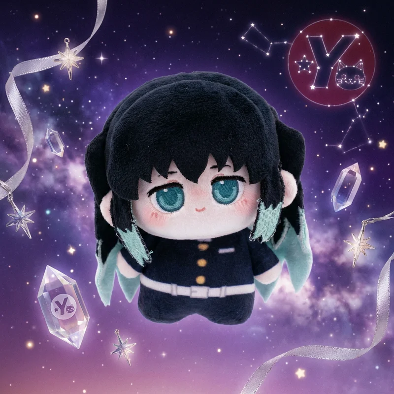 

YOSIDA Japan Genuine Demon Slayer Blade Time Transparent Ichiro Cotton Doll Bag Pendant Doll Birthday Gift Female