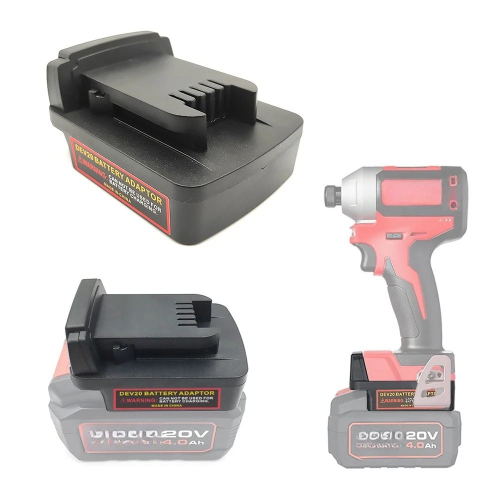 

Адаптер-конвертер для аккумуляторов Milwaukee M18 18V, совместимый с литиевыми аккумуляторами DEVON 20V