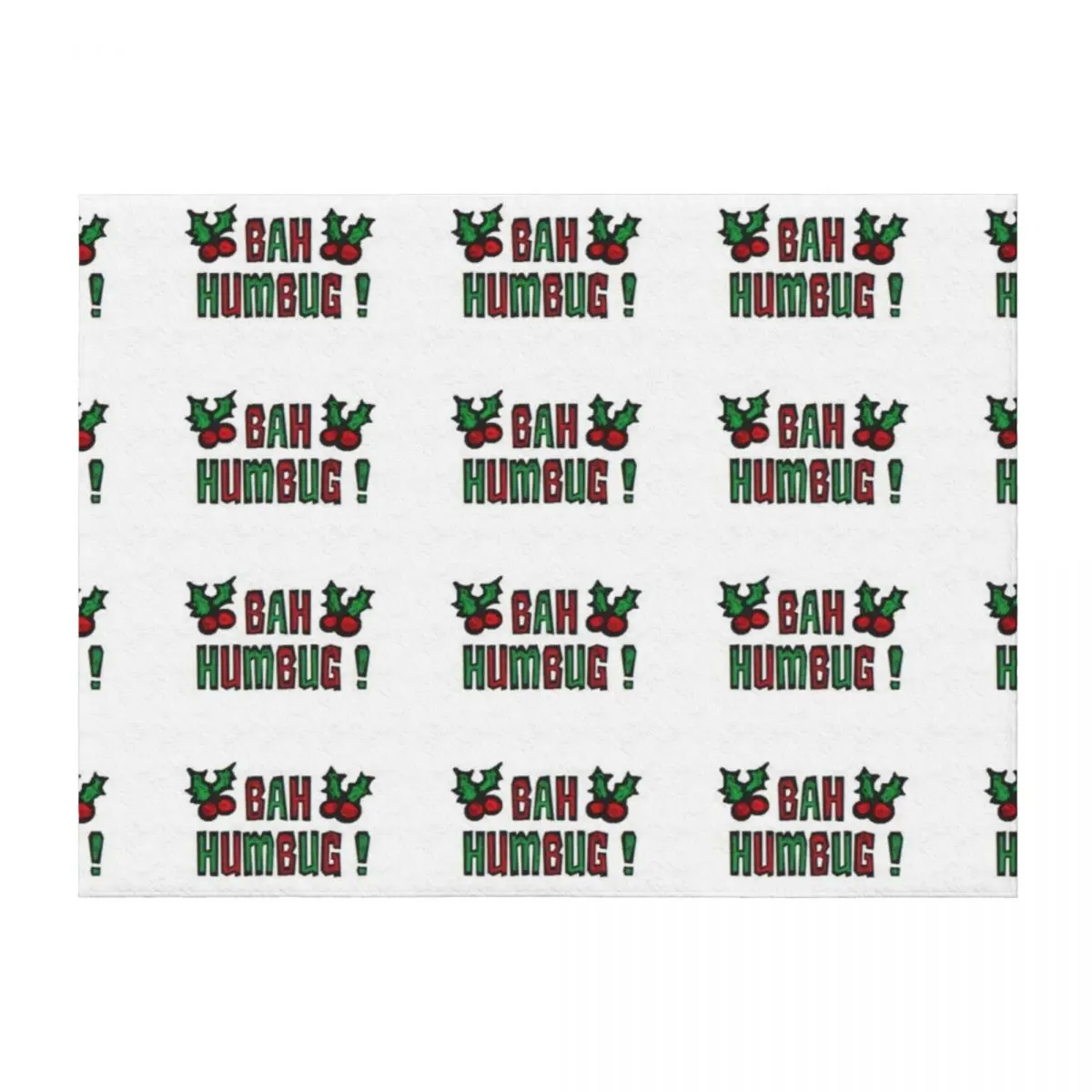 

Bah Humbug! Throw Blanket Heavy Sofas Blankets For Sofas Plush Blankets