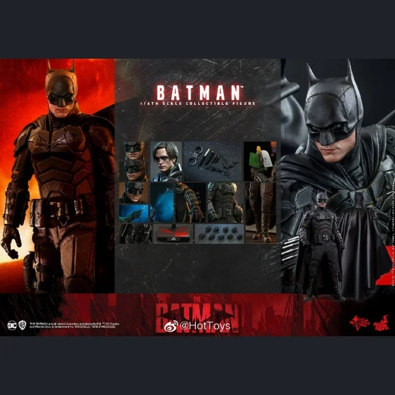 In Stock Hottoys Mms638 Mms639 Mms640 Mms641 New Batman Robert Pattinson 1/6 Anime Action Figure Model Collection Hobby Toy Gift