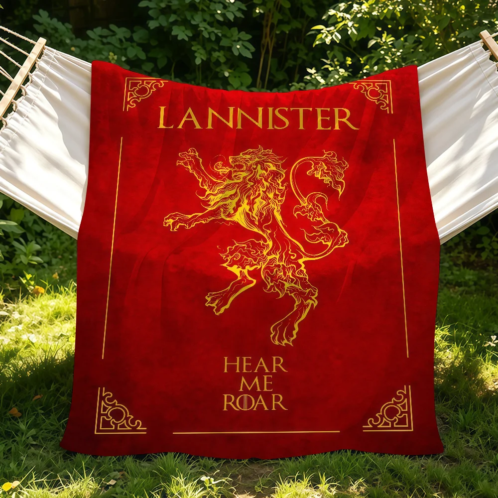 Game Of T-thrones Family Blanket Suitable For Sofas Beds Offices Cars Outdoor Travel An Ideal Gift For Friends Family