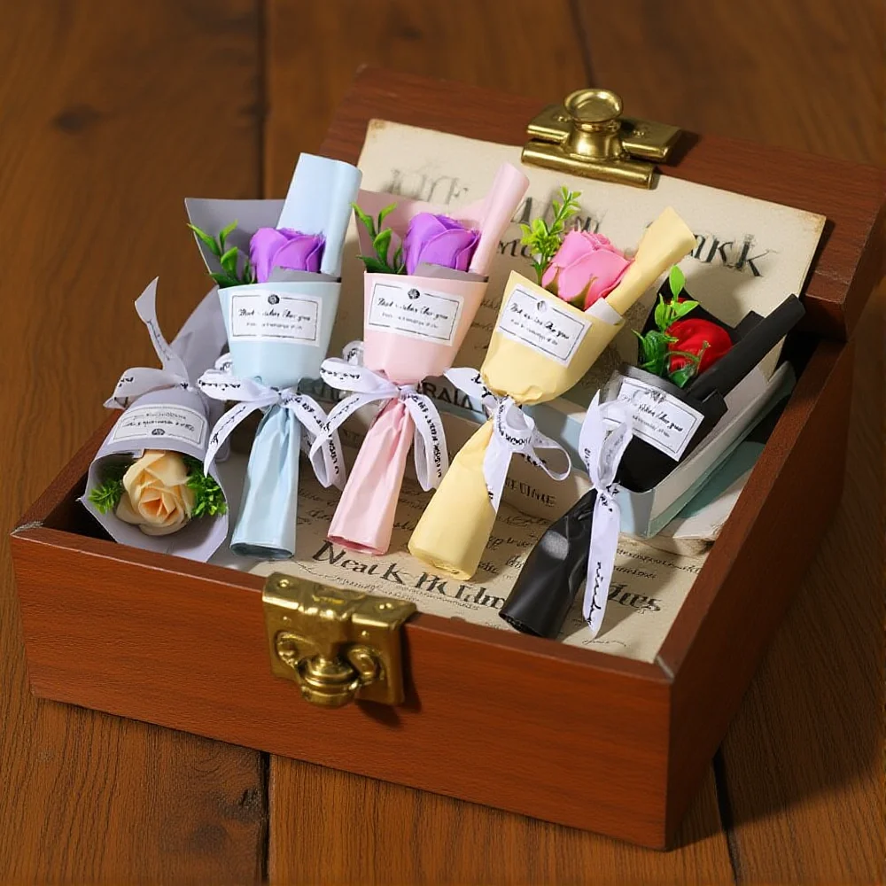 Букет-Романтический-подарок-на-День-святого-Валентина-для-нее-Премиум-Искусственный-цветочный-декор-Креативное-украшение-для-дома-в-элегантной-коробке