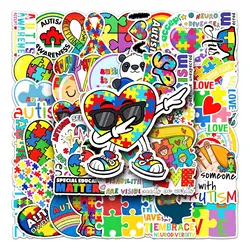 10/30/50pcs Caring Autism Cartoon Stickers Creative Skateboard Kids Toys Diy Fridge Laptop Hentai Decal Decor Stickers