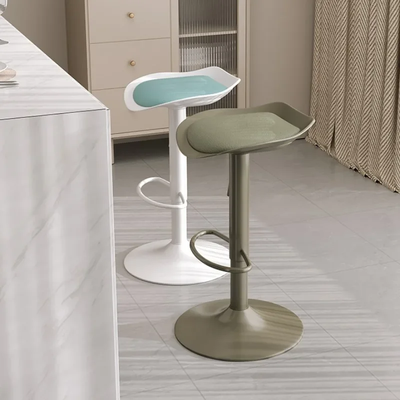 

Comfortable Nordic Creative Bar Chairs Adults Swivel Adjustable Height Originality Waiting Restaurante Muebles Home Decoration