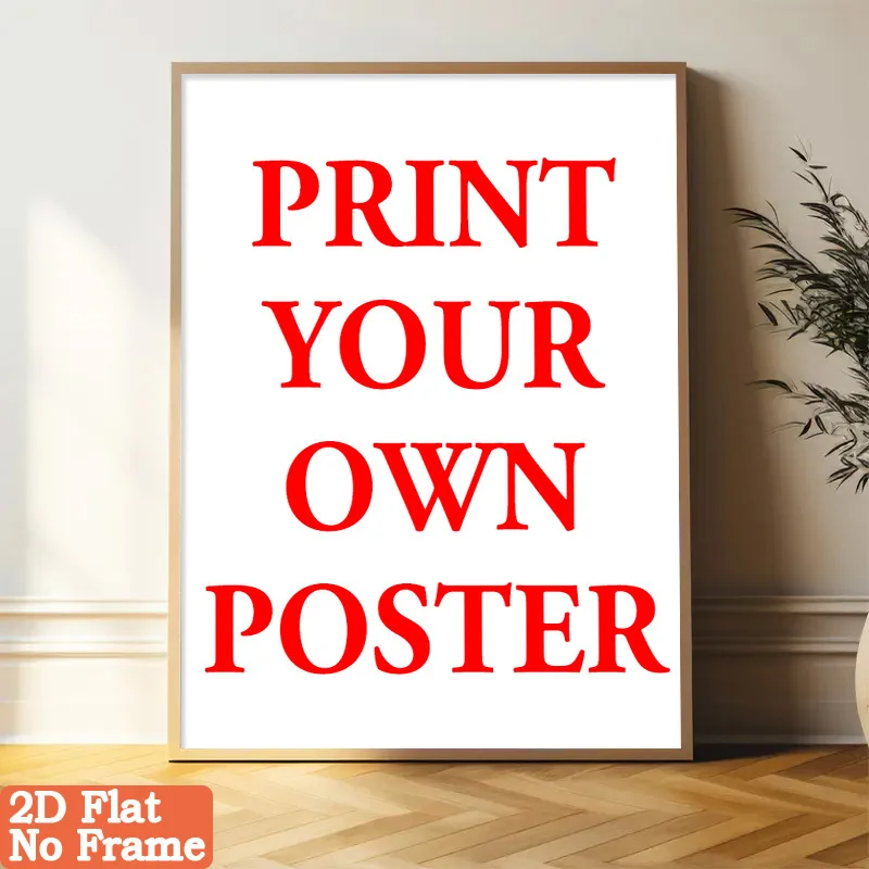 Benutzerdefinierter Leinwanddruck HD-Druck Personalisiertes Bild Individuelles Wandkunst-Poster Fotos für Wohnzimmer Heimdekoration