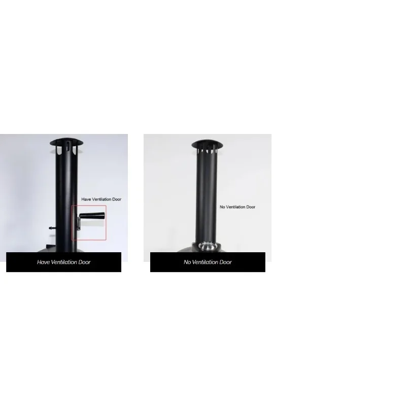 

Stainless Steel Wood Fired Pizza Oven for Home Use with Movable Door Double Wall Insulation for Wood/Pellets/Charcoal