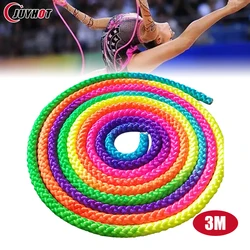 Sports Gym Rainbow Color Rhythmic Gymnastics Rope Solid Competition Yoga Arts Training Ropes Exercise Fitness Artistic Jump Rope