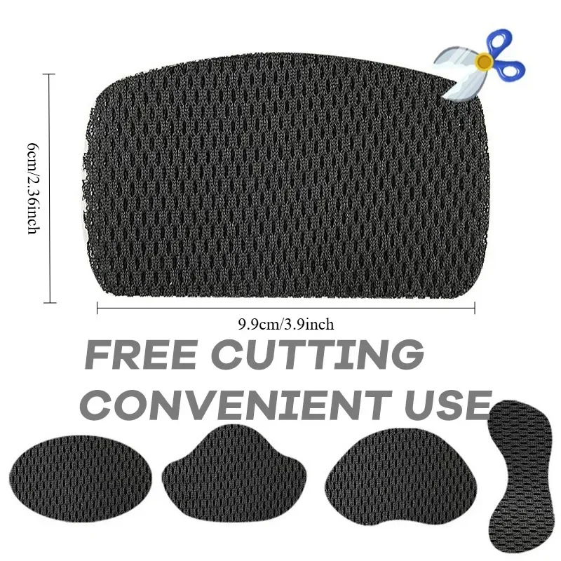 2-40Pcs Shoe Hole Repair Stickers Self-Adhesive Anti Wear Heel Patch Mesh Sneakers Protector Insoles Pad Foot Care Shoe Insert view 4