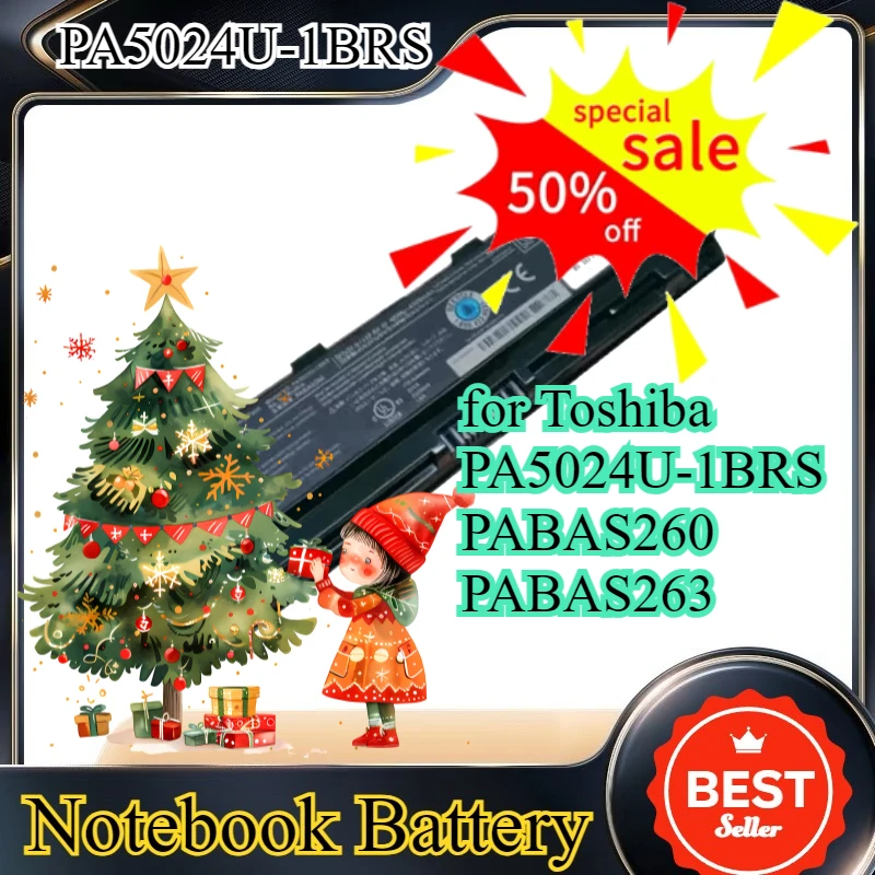 

Литий-ионный аккумулятор PA5024U-1BRS 10.8V 48Wh 4200mAh для Toshiba PA5024U-1BRS PABAS260 PABAS263