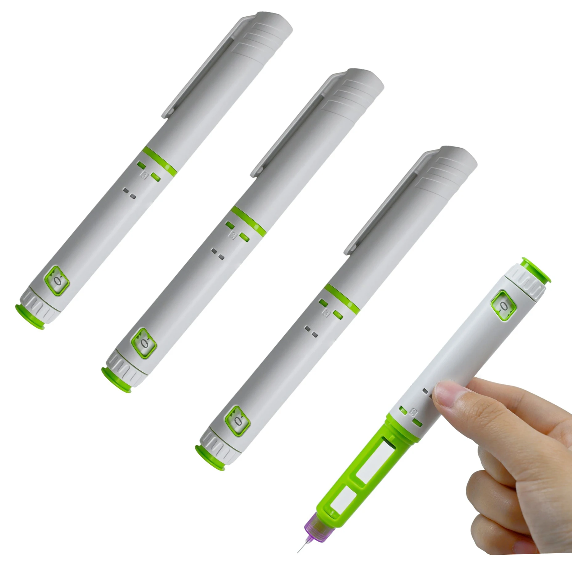 10Pcs Optional Set DE3 60U Plastic Disposable Injection Pen 10mg Peptide Pen Magic Pen Match 3ml Glass Vials 31G 8mm Needle