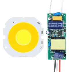 Un set di chip LED a tre colori COB 10W 14W 20W 30W con driver 8-12W12-18W18-25W 25-35W Accessori di controllo per luci di pannello