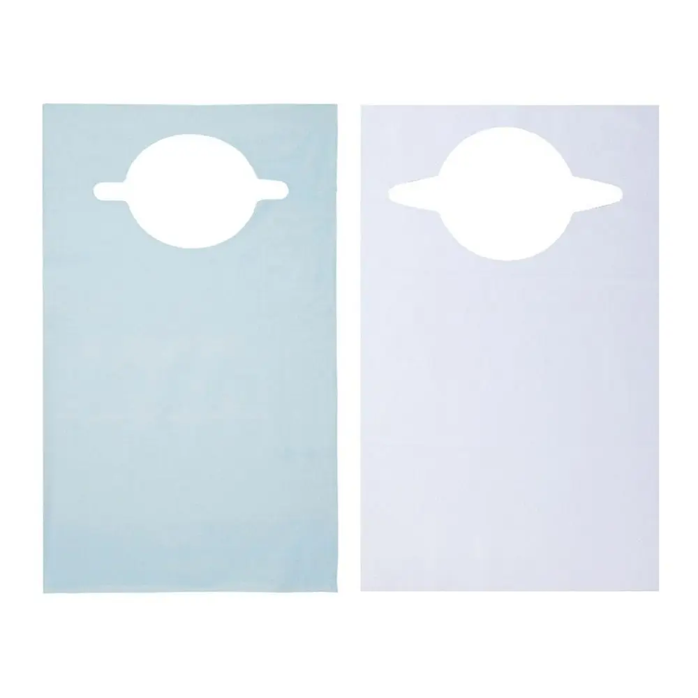 20pcs Adult Care Waterproof Adult Bibs Disposable Absorbent Feeding Aprons Soft Elderly Care Bibs Eating Protection