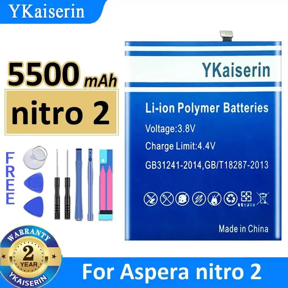 

For Aspera Nitro 2 5500Mah Mobile Phone Battery Environmentally Friendly