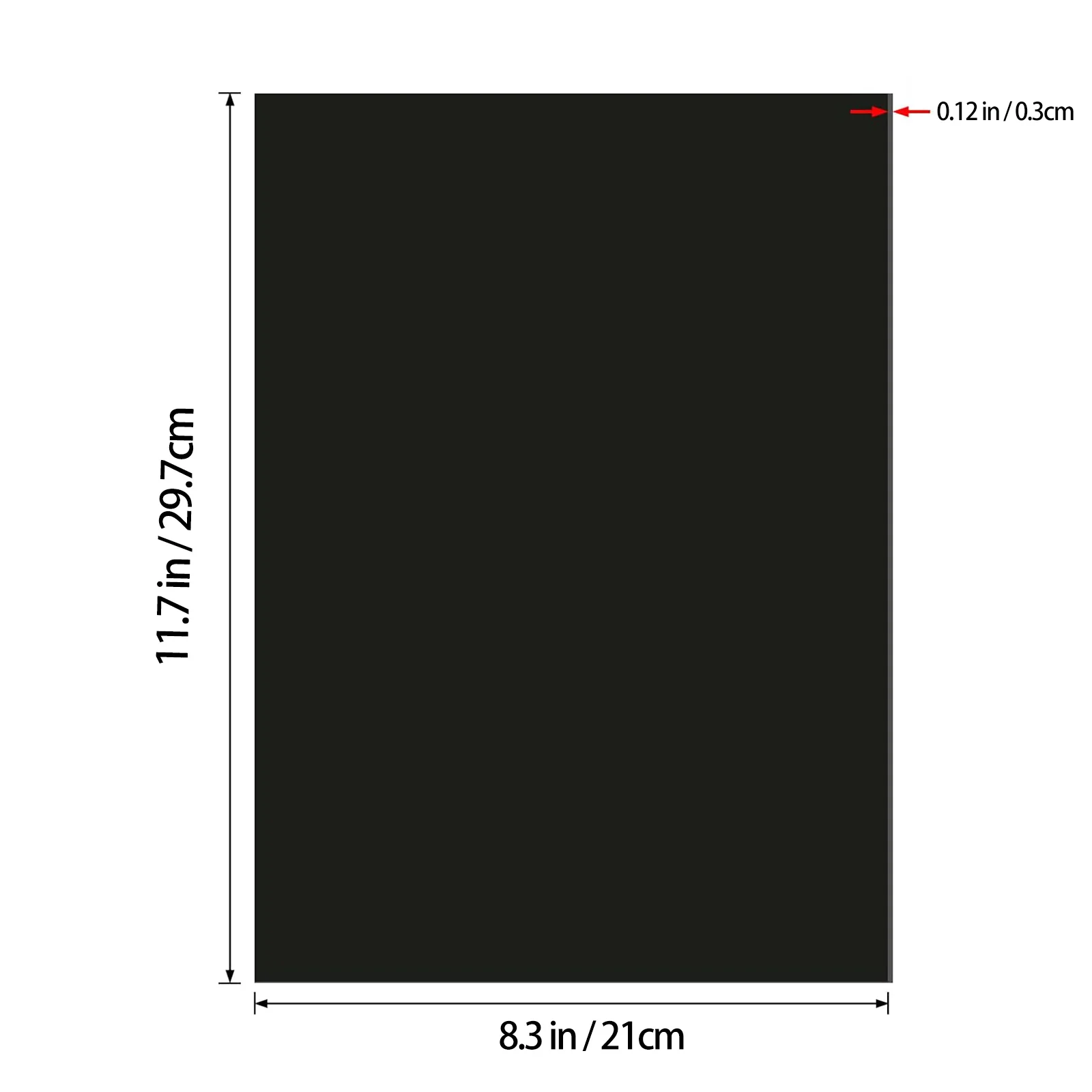 297×210mm A4 10 Stück 8,3×11,7 Zoll einseitige vielseitige magnetische Aufbewahrungsblätter und -taschen – einfacher Organizer für Stempel