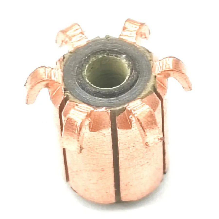 5PCS 8.5x3X11(11.5)mm 6 Segment Copper Bars Motor Commutator for Oil Pump