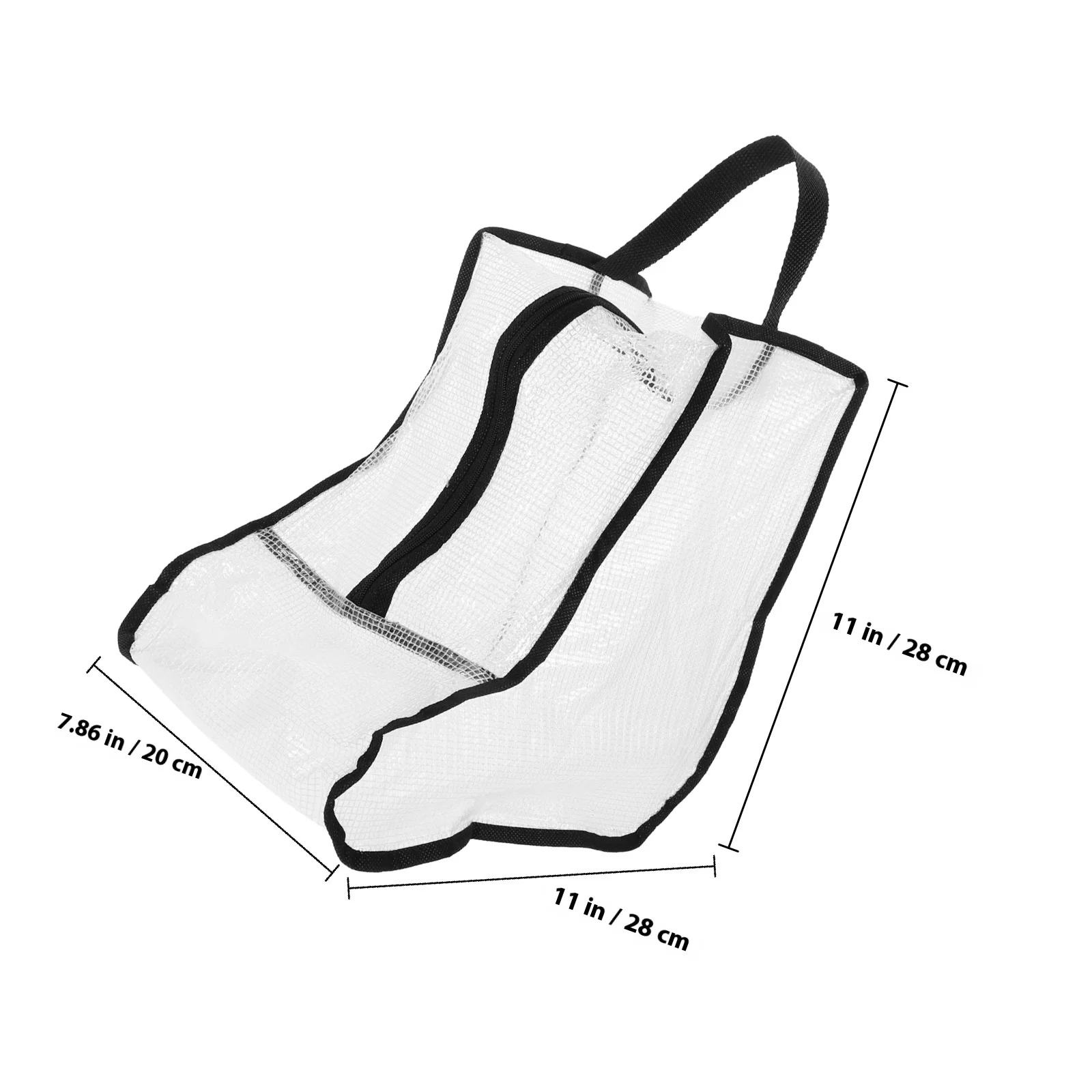 حقيبة تخزين الأحذية شديدة التحمل بسحاب للإغلاق، حقيبة تنظيم للأحذية للسفر والمنزل، متعددة الأغراض وقابلة لإعادة الاستخدام، حل تخزين الأحذية