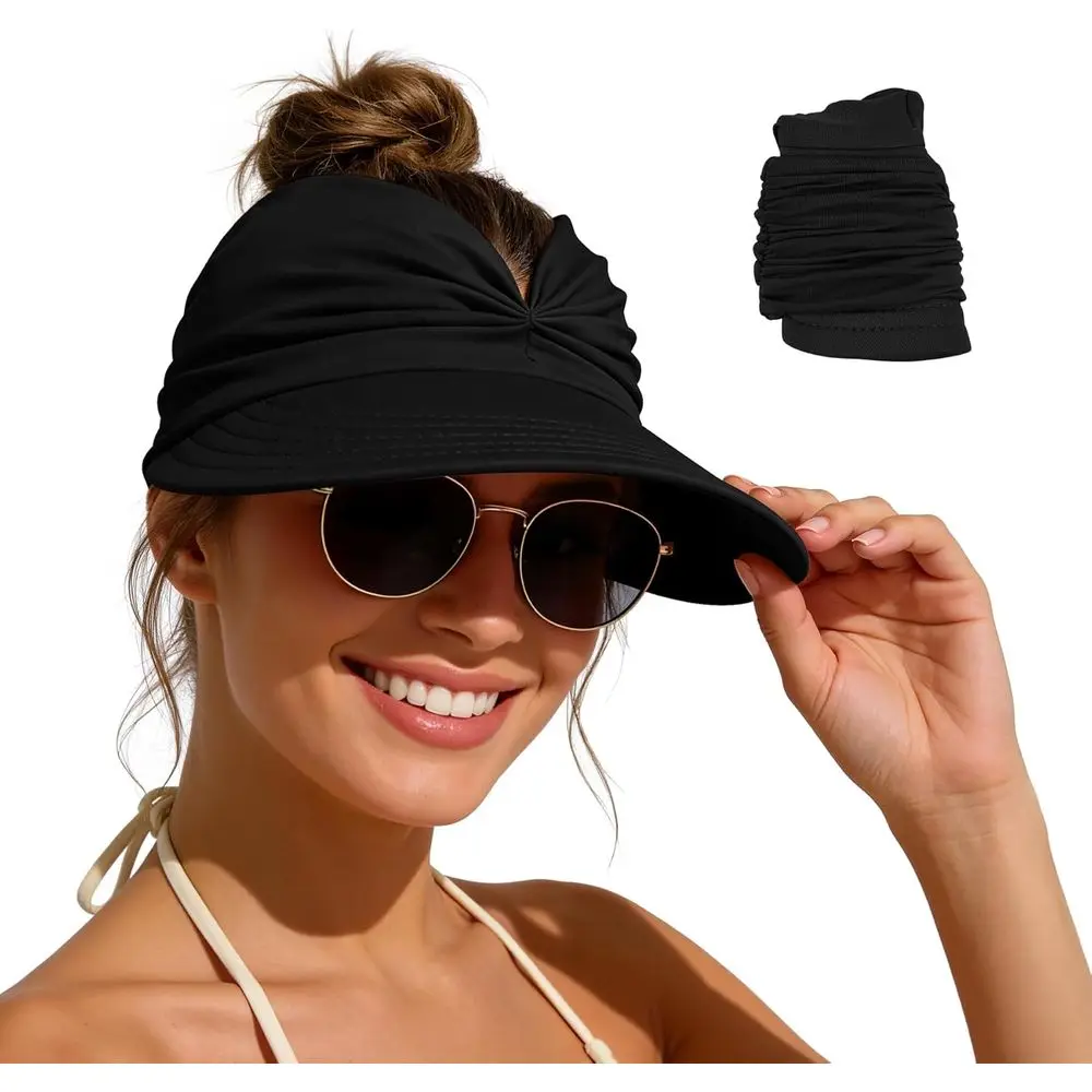 

Wide Brim UV-Protective Packable Hat for Women - Quick Dry Summer or Casual Sports