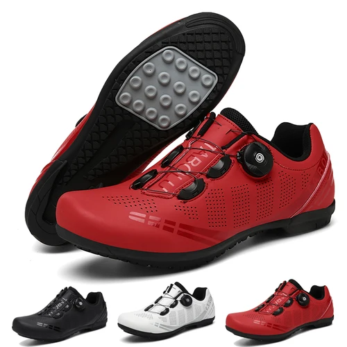 Imagen 1 del producto Nuevos zapatos de ciclismo sin bloqueo para primavera y verano, zapatos deportivos de ciclismo de montaña para hombres y mujeres, fondo duro, antideslizantes, cómodos