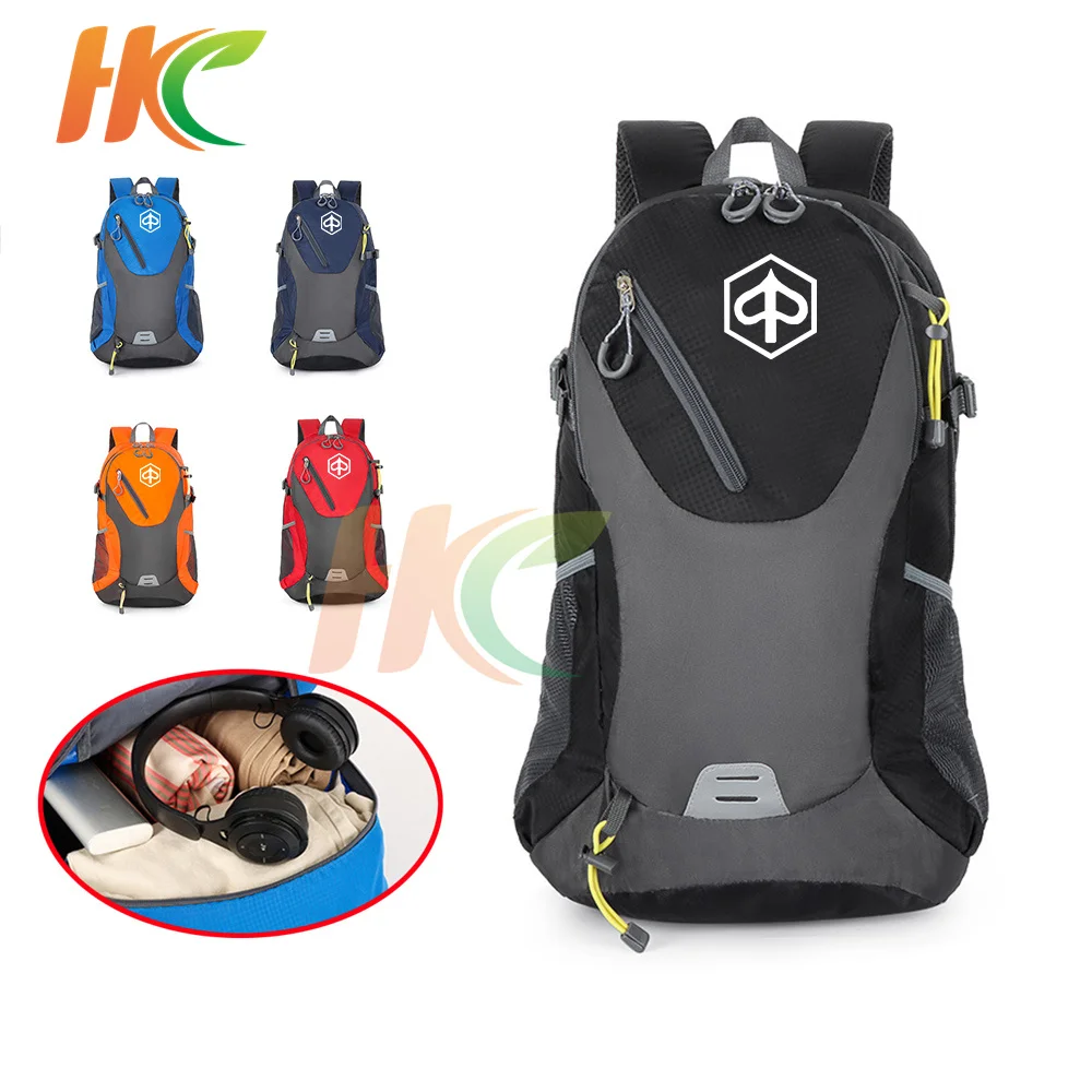 For Piaggio Vespa Mp3 500 Byq100t Beverly 300 Liberty 125 150 Large Capacity Waterproof Backpack Men Women Riding Travel Bag