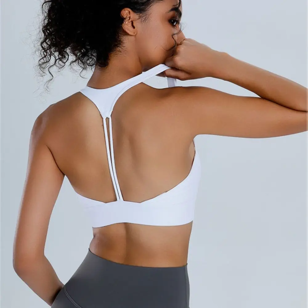 Quick-Drying Sports Bra Shock-Proof Back Design Yoga Fitness Bra Anti-Sagging Support High-Intensity Support Anti Sagging Bra