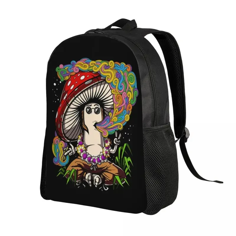 Sexy mushrooms tattoo flash laptop backpack men women fashion bookbag for college school students hippie magic power bags