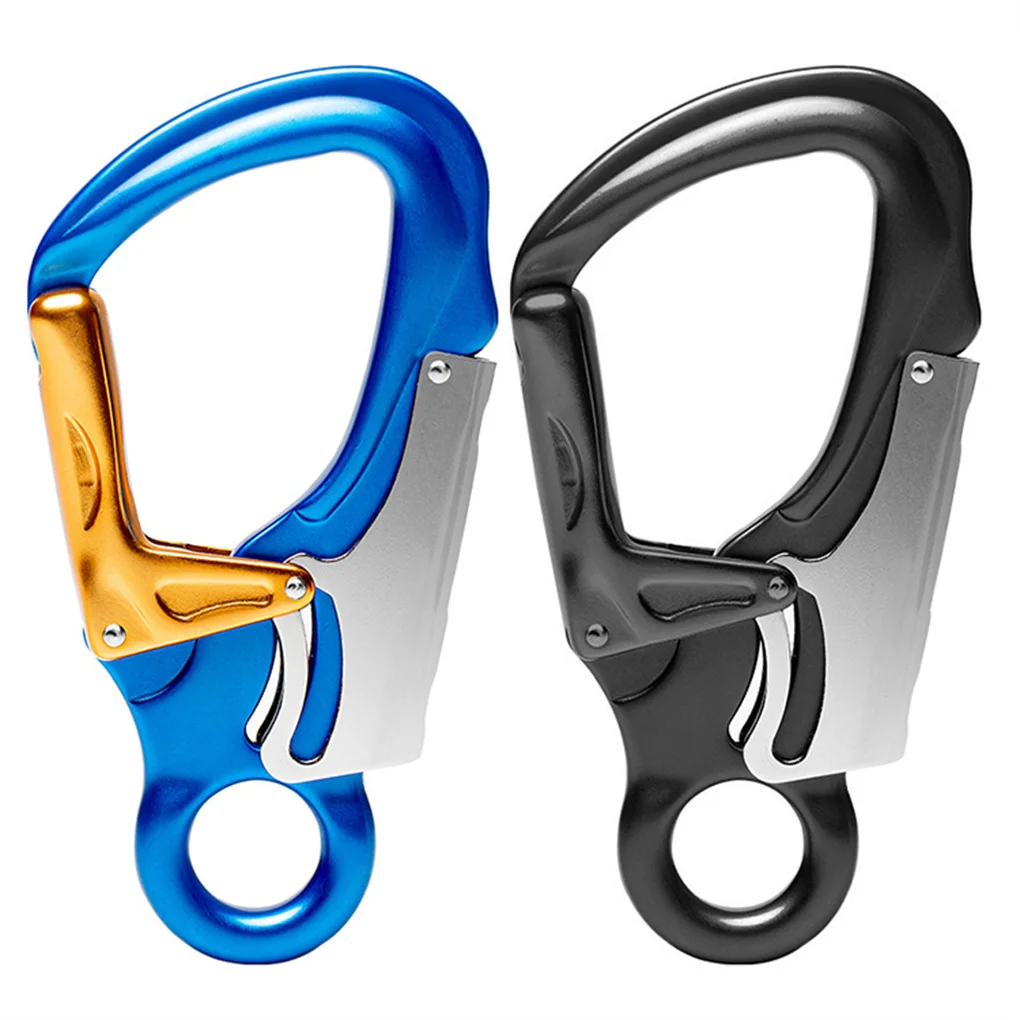 Safety Carabiner Reliable D-shaped Climbing Equipment Sturdy Caribeener Clips Survival Tools Protective Buckle