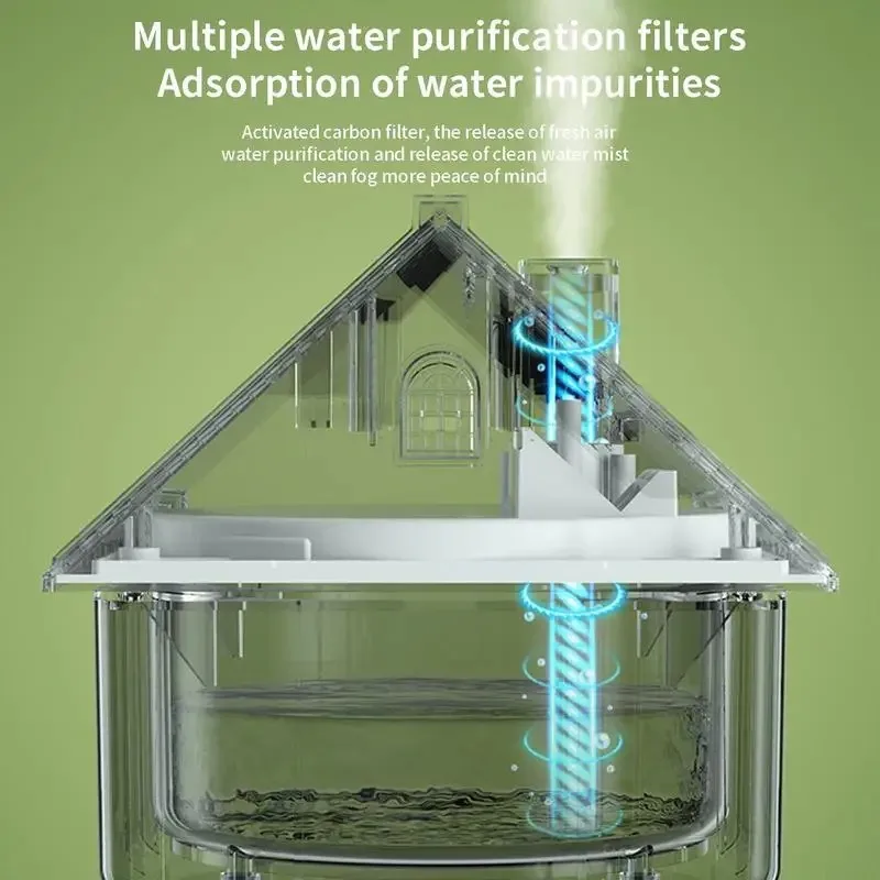 مرطب سطح الطاولة USB صغير المنزل ناشر ضباب صغير مع ضوء الليل LED وعنصر مرشح عالي الكثافة كتم غرفة نوم مستر #4