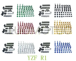 Motorcycle Complete Fairing Bolts Kit Bodywork Screws For Fit YAMAHA YZF R1 2002 2003