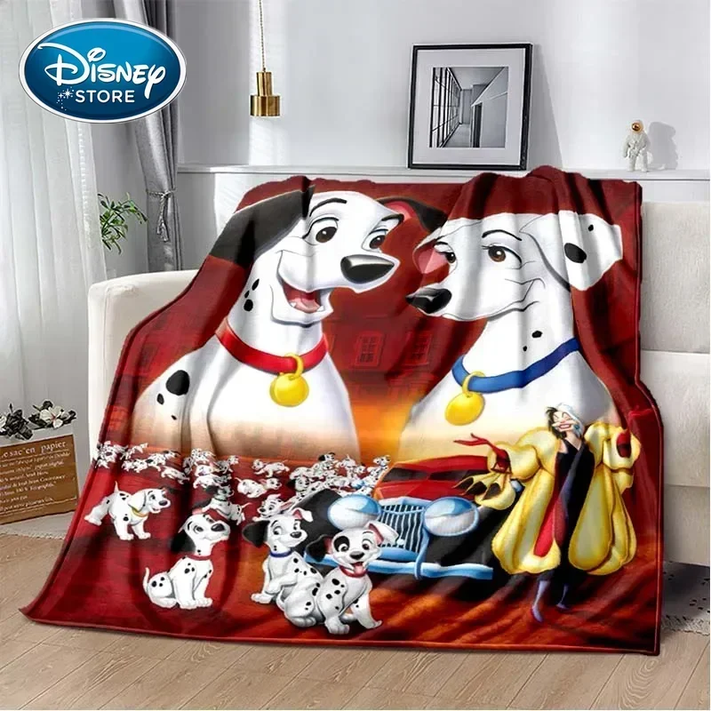 Cartoon Disney 101 Dalmatians Soft Plush Blanket,Flannel Blanket Throw Blanket for Living Room Bedroom Bed Sofa Picnic Cover