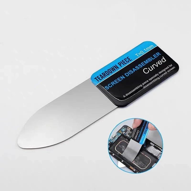 1-5PCS Stainless Steel Blade Soft Thin Pry Spudger Cell Phone Tablet Screen Battery Opening Tools For Samsung IPhone IPad Opener